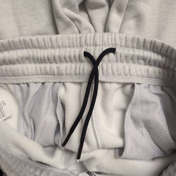 NWT Under Armour UA Fleece Jogger Light Grey Logo Ribbed Cuff Pants S - Picture 7 of 13